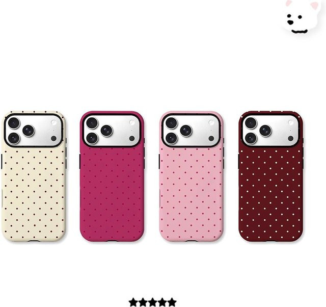New Wave Point Luxus Handyhülle mit Doppelschicht-Abdeckung für iPhone 11 bis iPhone 17 Pro Max und Plus Modelle - Bild 1