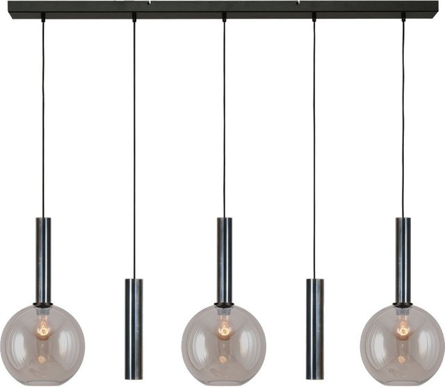 Masterlight Bella 2 3/2 Pendelleuchte 5-flammig in Gold/Messing mit Glas in Gold Fumé - Bild 1