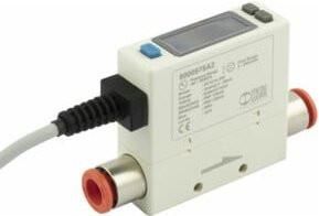 Riegler Durchflussmesser FLUX 0 in Weiß, Messbereich 0 bis 200 Nl/min, Durchmesser 8 mm, Signal 4 bis 20 mA - Bild 1
