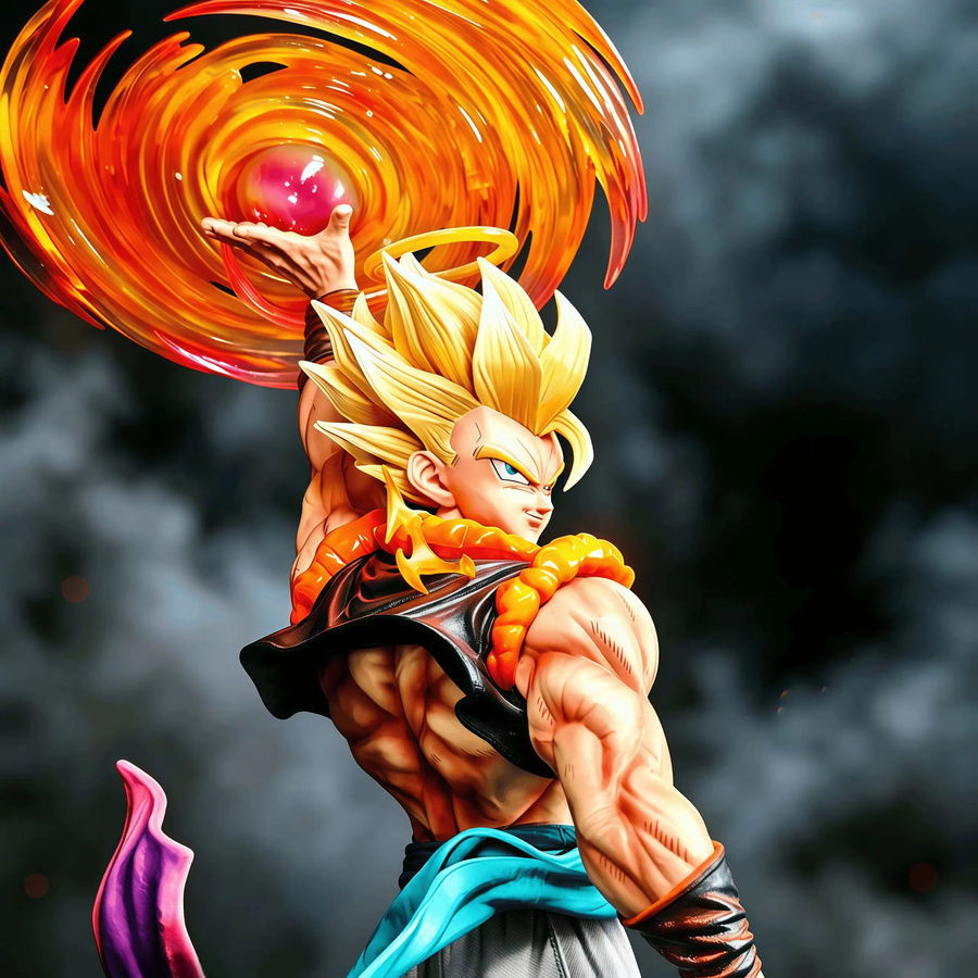 Bandai Dragon Ball Z Gogeta Super Saiyan Actionfigur, 45cm, 3 Austauschbare Köpfe - Bild 2