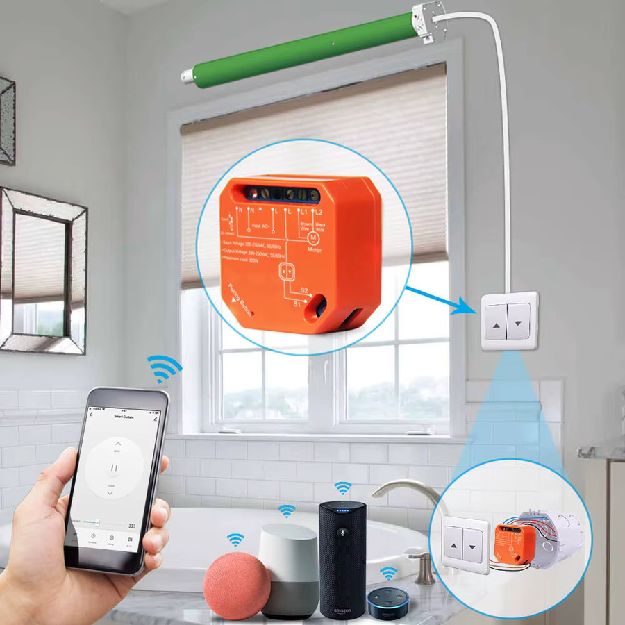 LoraTap ZigBee 3.0 Vorhangjalousien-Schaltmodul für Tuya Smart Life App mit Alexa und Google Assistant Fernsprachsteuerung - Bild 3
