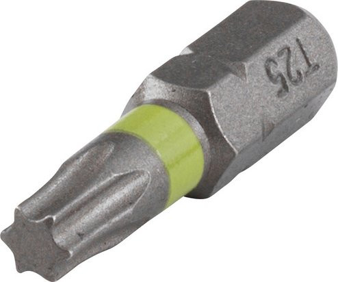 Wolfcraft T-Bit 2478000 Schraubendreher-Bits mit 1/4 Zoll Sechskant, 3 Stück, silberfarben - Bild 1