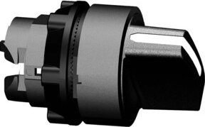 Schneider Electric Wahlschalter ZB5AD2, 2-stufig, Schwarz, IP66, Kunststoff, Aufputzmontage - Bild 1
