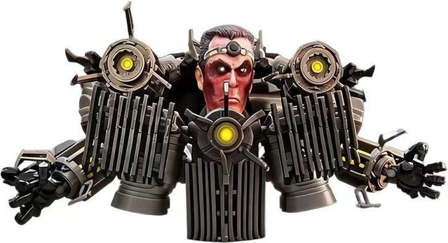 Skibidi Toilet Titans TV Mann Sprecher Kamera Mann Actionfigur, Grau, ab 14 Jahren - Bild 1