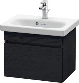 Duravit Waschtischunterschrank Comp DuraStyle in Eiche Schwarz mit 1 Auszug, B: 50 cm, T: 36,8 cm, H: 39,8 cm - Bild 1
