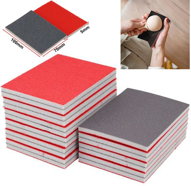 VIBRATITE 20-teiliges Schleifschwamm-Pad-Set mit Körnungen 180 bis 2500 für Nass- und Trockenschleifarbeiten - Bild 1