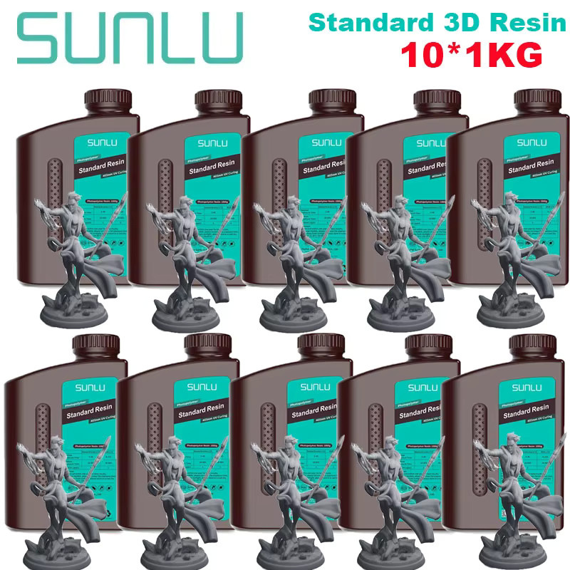 SUNLU 3D-Druck-Resin ABS-ähnlich für SLA DLP LCD Drucker, Farbe: Grau, 10 kg - Bild 7