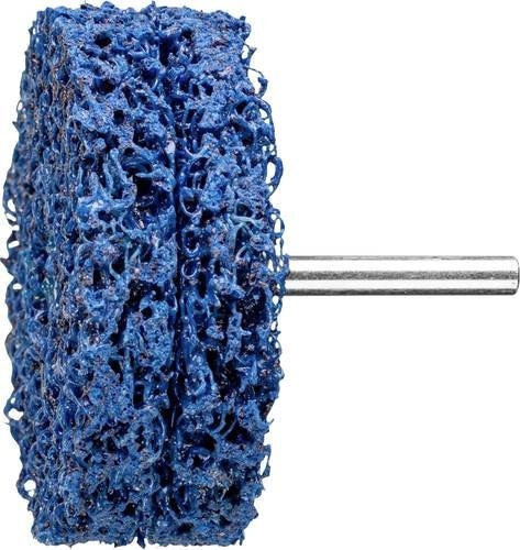 PFERD Policlean Plus PCLZY Reinigungsvlies Blau für Metall und Lack Ø 75 mm, Schaft-Ø 6 mm - Bild 1