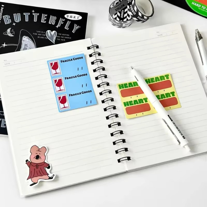 Pelsone Notizbuch A5 mit Softcover und linierten Seiten, 50 Blatt, Mehrfarbig - Bild 3