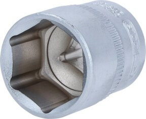 KS Tools 3/8 Zoll CLASSIC Sechskant-Stecknuss aus Chrom-Vanadium in Silber, 21 mm - Bild 2