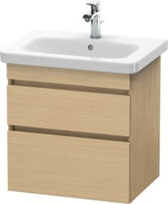 Duravit Waschtischunterschrank DuraStyle in Beige mit 2 Schubladen, wandhängend, B: 58 cm, T: 44,8 cm, H: 61 cm - Bild 1