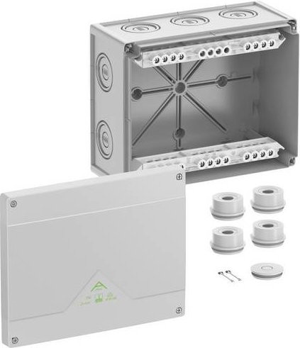 Spelsberg Abzweigkasten 82542001 Grau IP55 IP66 B: 25,2 cm, T: 20,2 cm, H: 12,0 cm - Bild 1