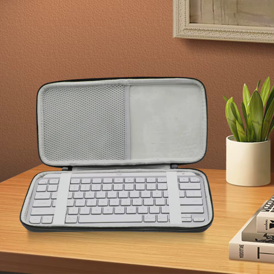 EVA Hartschalen-Etui für Logitech MX Keys Mini kabellose Tastatur in Schwarz - Bild 6