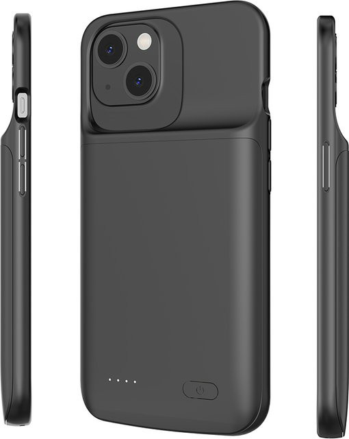 Fraternize Power Bank Schutzhülle für iPhone 12 13 Pro Max Mini in Schwarz - Bild 1