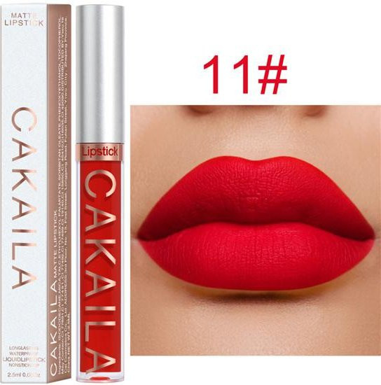 Verve Beauty Flüssig-Lippenstift-Set, Nude Dunkelbraun & Matte Rote Nuancen, Matt - Bild 1