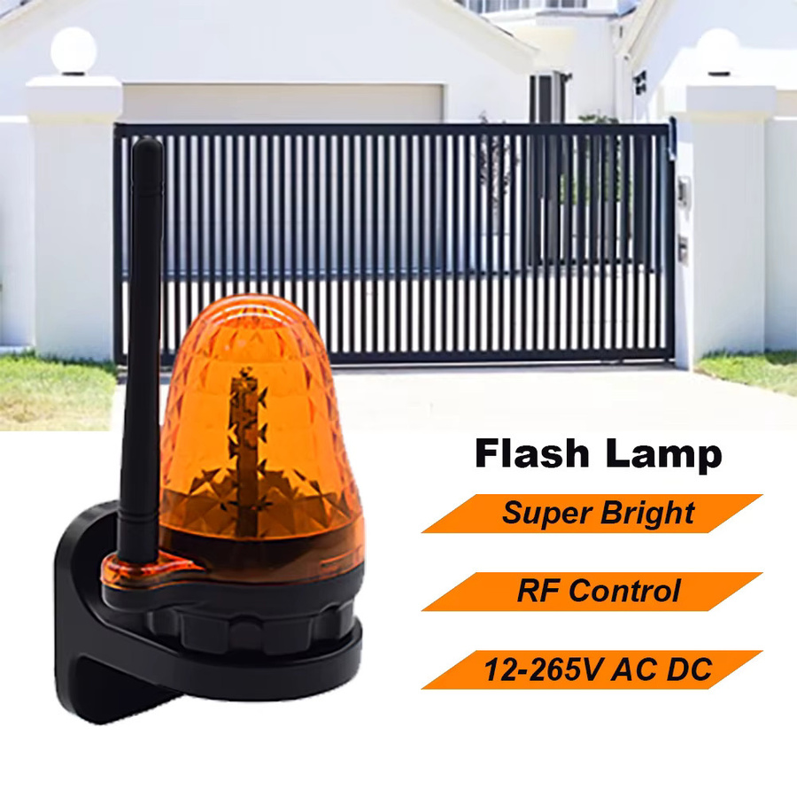 Scimagic-RC LED Signal Alarm Licht für Garagentore und Toröffner, grün, Wandhalterung inklusive - Bild 2