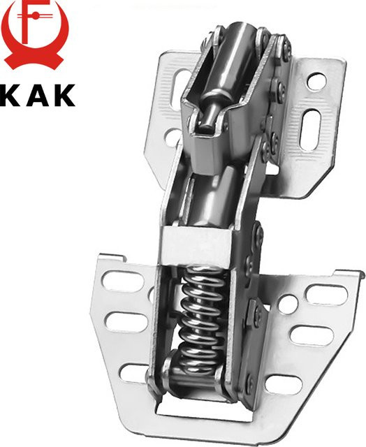 KAK Hydraulische Schrankscharniere mit Soft-Close-Funktion in Chrom/Silber - Bild 1