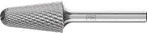 PFERD Hartmetall Frässtift Rundkegel KEL silber, Durchmesser: 16 mm, Länge: 30 mm, Schaft-Durchmesser: 6 mm, Körnung: mittel fein - Bild 1