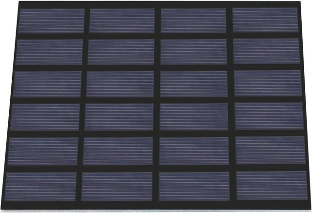 Aneng Mini Polysilicon Solar Panel 1.5W 6V PET Laminated Board DIY Akku Ladegerät Schwarz - Bild 1