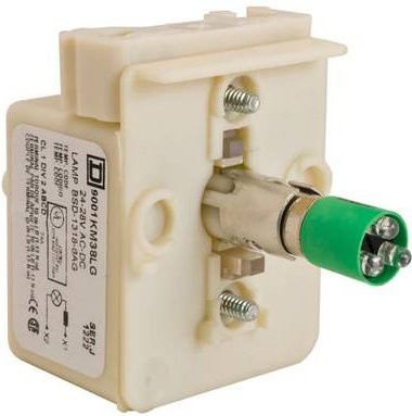 Schneider Electric 9001KM38LG Leuchtelement Dauerlicht grün 120V AC DC Leuchttaster - Bild 1