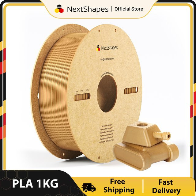 NextShapes PLA Filament lila, 1,75 mm Durchmesser, 1 kg Spule, geeignet für FDM 3D-Drucker - Bild 1