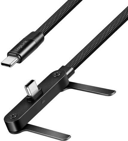 LogiLink USB-C Kabel USB 2.0 in Schwarz mit 1,5 m Länge CU0450 - Bild 1