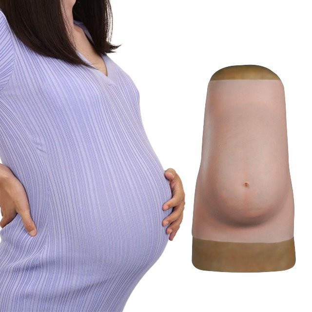 Fake-Silikon-Schwangerschaftsbauch-Modell, Cosplay-Requisiten, 9. Monat - Bild 1