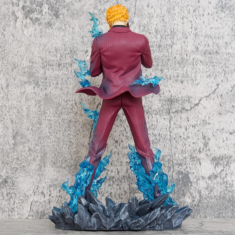 Tenhui One Piece Sanji Blaue Flamme PVC Statische Statue Modell - Bild 3