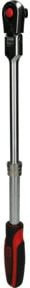 KS TOOLS SlimPOWER Teleskop-Gelenk-Umschaltknarre 1/2 Zoll, 72 Zahn, Chrom Vanadium, Silber - Bild 1