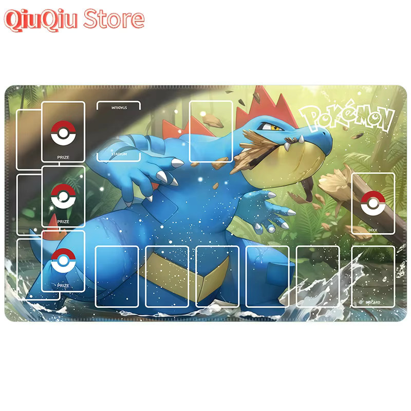 Bandai Charizard Fire Blast TCG Spielmatte Gaming-Mauspad wasserdicht und rutschfest in Multicolour - Bild 1