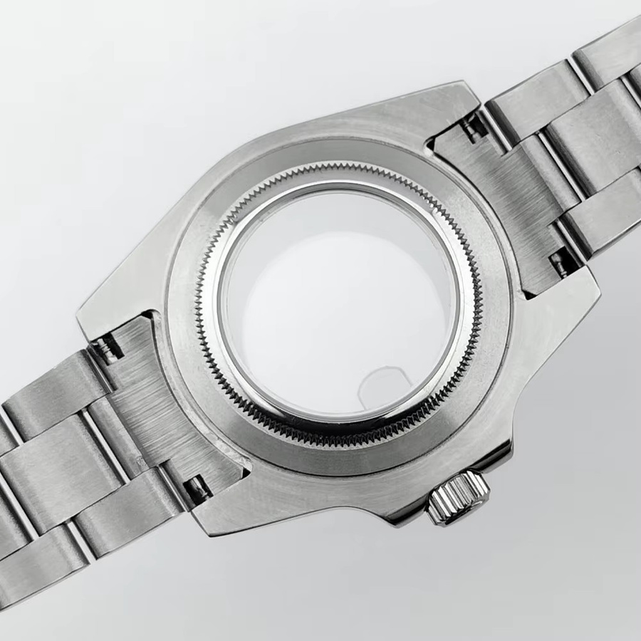 Uhrengehäuse Edelstahl, 40,5 mm, mechanisch, Silber, Unisex - Bild 2