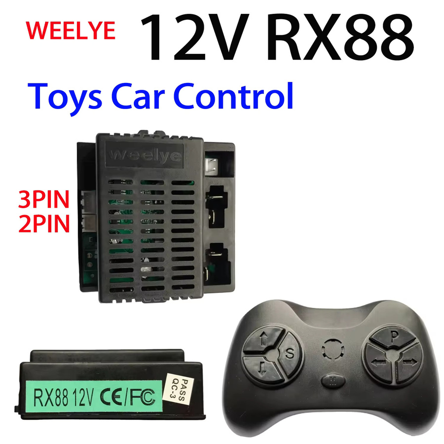 Weelye 12V FCC RX88 Kinder-Elektroauto Bluetooth Fernbedienung Empfänger Steuerbox, Kinderfahrzeug - Bild 2