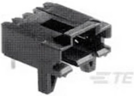 TE Connectivity Einbau-Stiftleiste Standard Schwarz 5-103904-6 - Bild 1