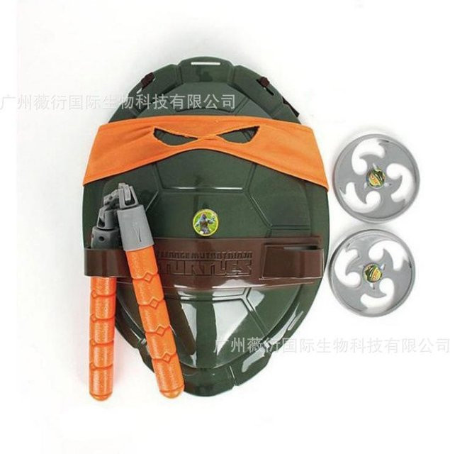 TinyJoy Ninja Turtle Waffen Set, Superheld Cosplay Kostüm, Kunststoffmaterial - Bild 1