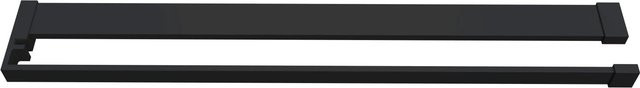 Duschparadies Duschregal und Handtuchhalter aus Aluminium in Schwarz, B/H/T: 80 x 13 x 3 cm - Bild 1