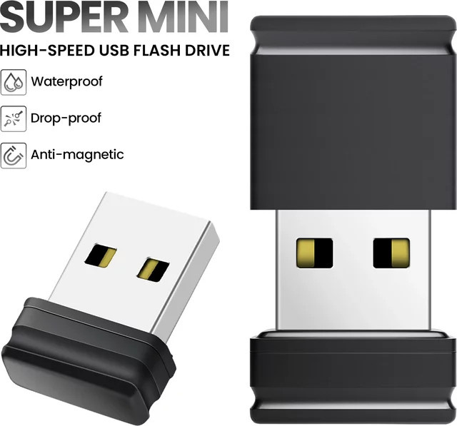 JASTER Super Mini USB-Flash-Laufwerk in Schwarz - Bild 1