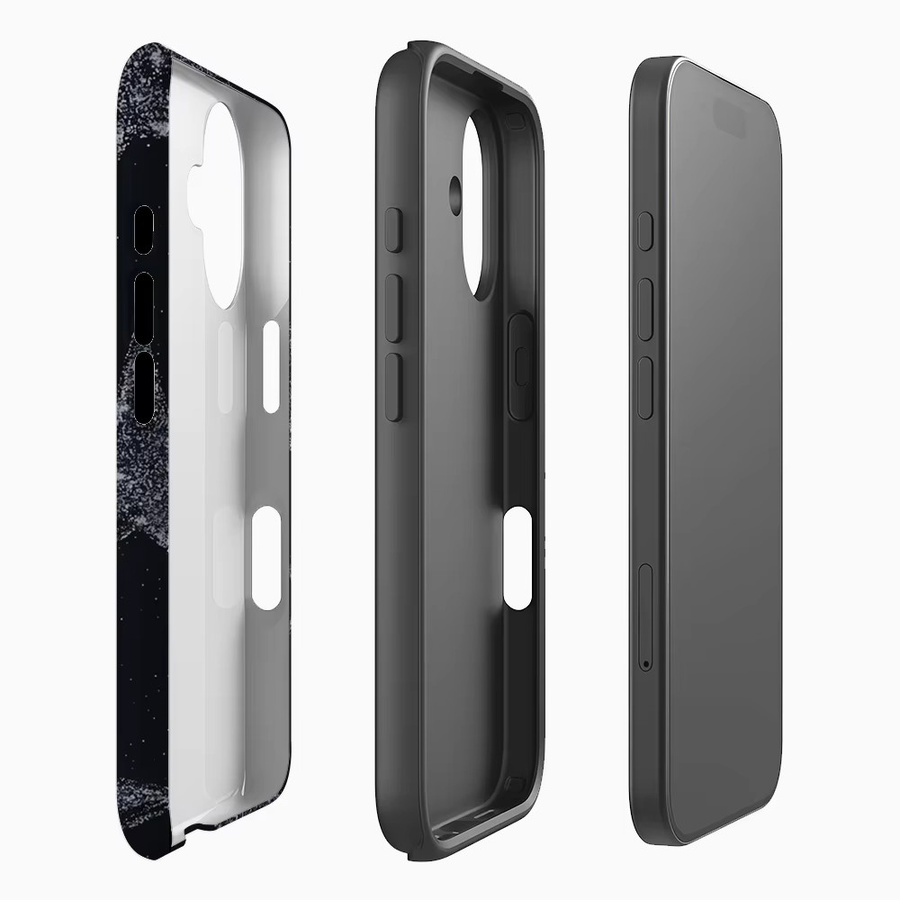 Grain Star Robuste Handyhülle für iPhone 17 16 15 14 13 Pro Max Plus mit Magnetfunktion, Schwarz - Bild 2