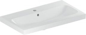 Geberit Waschtisch iCon Light aus Keramik in Weiß mit Überlauf, B/T: 75 x 42 cm - Bild 1