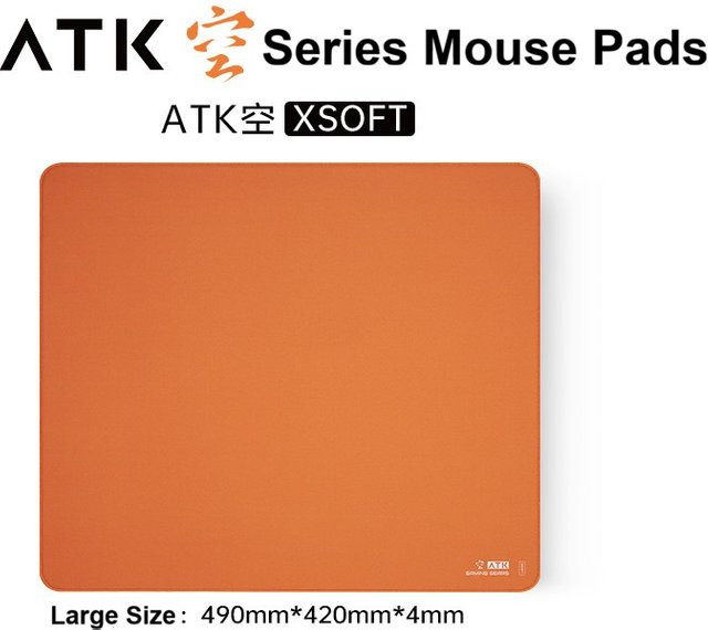ATK Kong Series Gaming-Mauspad Extra Groß, XSOFT Esports Mausmatte für professionelle Gamer, Orange, Dicke: 0,4 cm - Bild 1