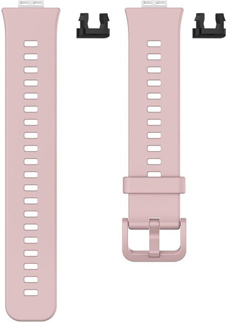 Uhrenarmband Huawei Watch Fit, Silikon, Rosa, Unisex - Bild 1