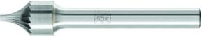 PFERD TOOLS Hartmetall Verrundungsfrässtift universal mittel, Farbe: Silber, Durchmesser: 10 mm, Länge: 15 mm, Schaft-Durchmesser: 6 mm - Bild 1