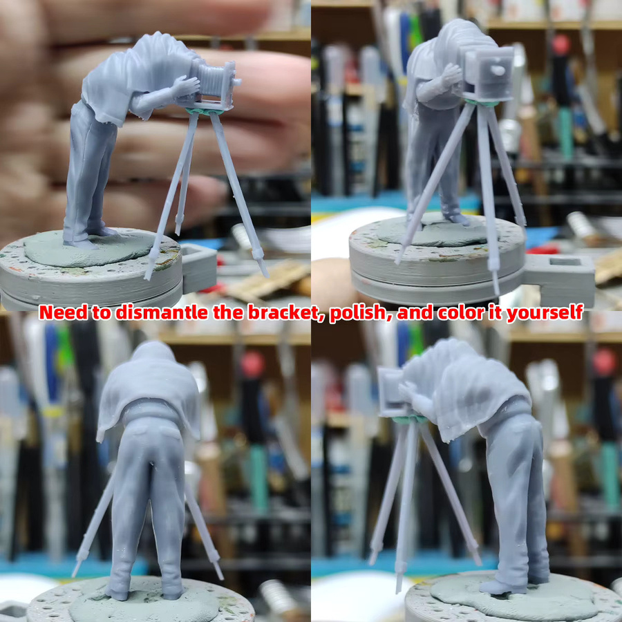 CorMake Figuren Diorama, Modellbausatz, 1:87, Kunststoff, Grau - Bild 4