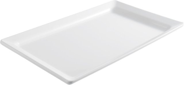 VEGA Buffetplatte aus Melamin GN 1/1 in Weiß, B: 53 cm, T: 32,5 cm, H: 3 cm - Bild 1
