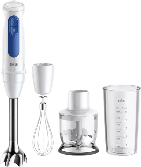 Braun MultiQuick 3 MQ30202M Stabmixer in Weiß und Blau - Bild 1