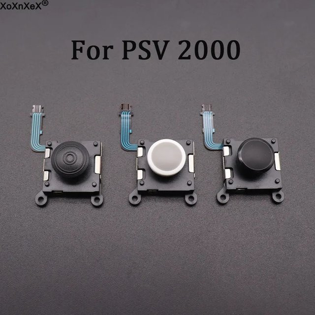 OEM Ersatz Analog-Joystick für Sony PlayStation PS Vita PCH-2000 Daumenstick 3D-Tastenmodul für linken und rechten Controller in Schwarz - Bild 1