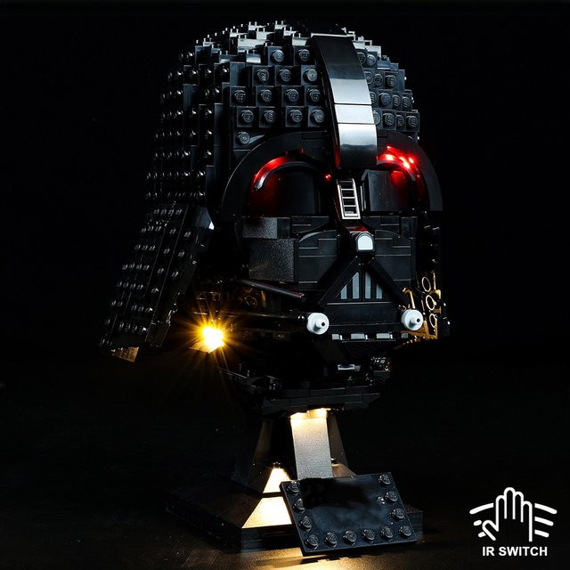 Kyglaring LED-Licht-Set für Lego Darth Vader Helm 75304 in Schwarz - Bild 1