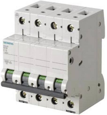 Siemens Leitungsschutzschalter 5SL6403-7 MCB 3A 400V Grau - Bild 1