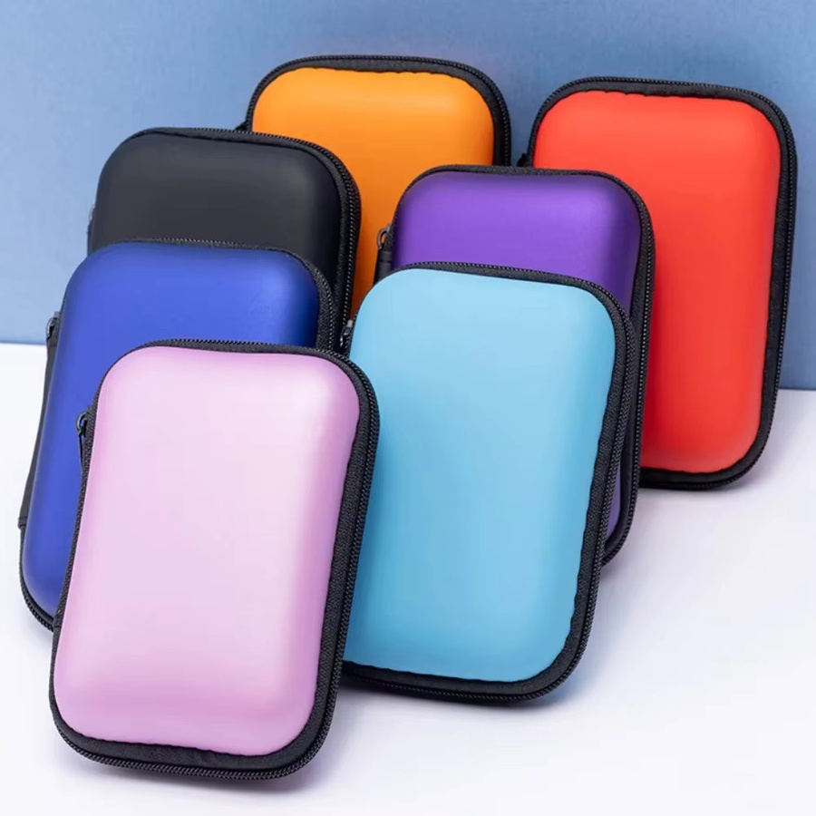 Multifunktionale Tragbare Gadget-Tasche als Organizer für Kopfhörer, Kabel und Ladegeräte in Grün und Multicolour - Bild 4