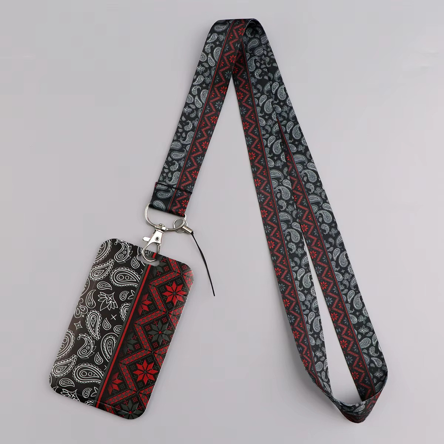 Art Dragon Ausweishalter Lanyard, Vintage Mond, Unisex - Bild 2