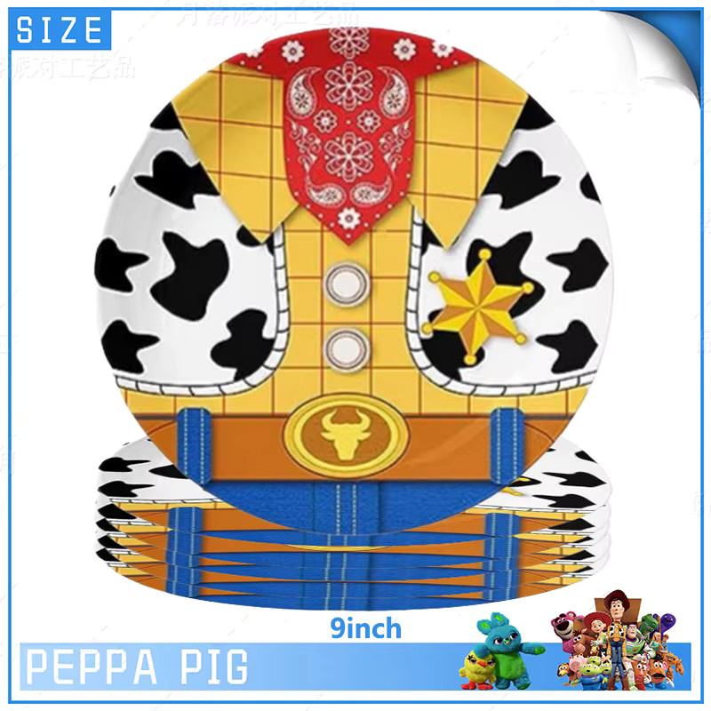 Hasbro Toy Story Kindergeburtstags-Dekoration Set mit Einweg-Geschirr und Luftballons in Multicolour - Bild 2